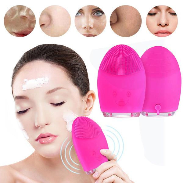 Mini Electric Massage Brush Washing Face Cleaning